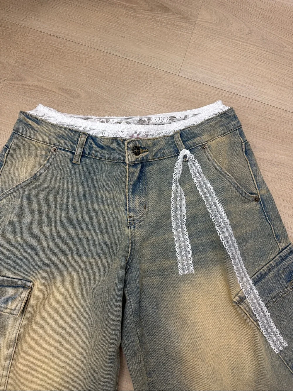 Edikted denim cargo